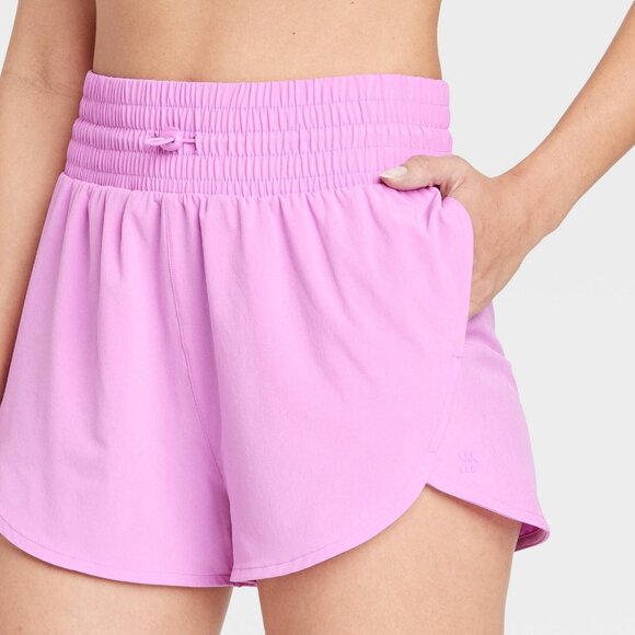 Small - Womens High-Rise Flex Shorts 3" - All In Motion - Purple - Picture 8 of 9